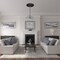 Ekena Millwork Shakuras Ceiling Medallion (For Canopies up to 5 1/2"), Hand-Painted Jet Black, 29 1/2"OD x 2"P CM30SHBLF - alternate 2